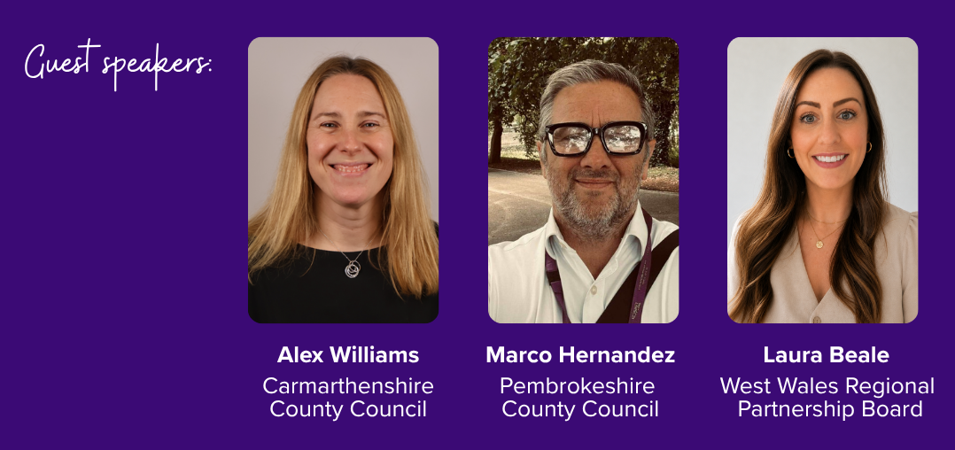 Headshots of the speakers at the roundtable