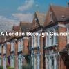A row of terraced houses in London