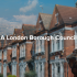 A row of terraced houses in London