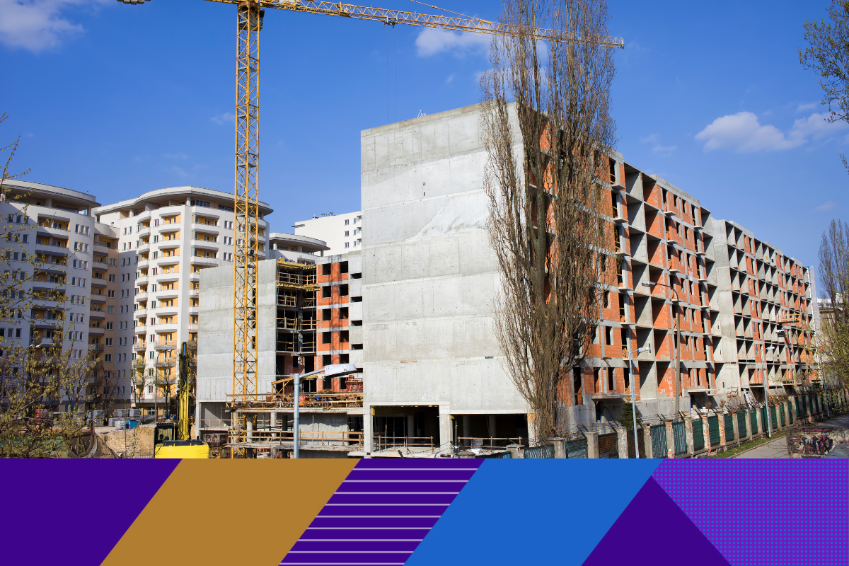 Apartment block under construction
